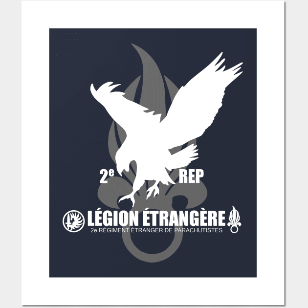 Foreign Legion Paratrooper - 2 REP Wall Art by TCP